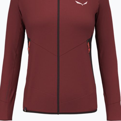 Salewa bluză de trekking pentru femei Lavaredo Hemp cu glugă cu glugă roșu 00-0000028238