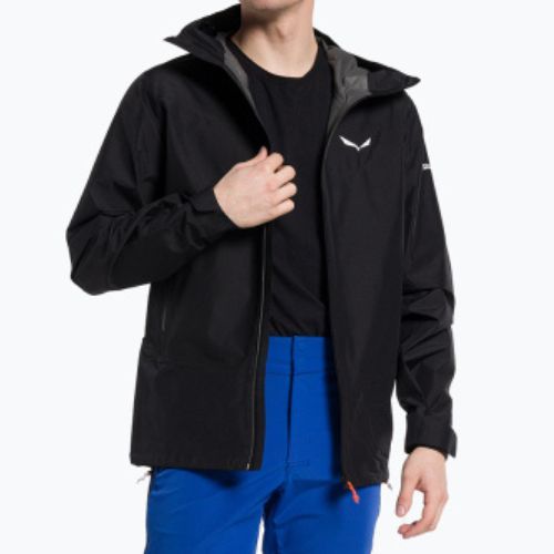 Salewa jachetă de ploaie pentru bărbați Puez GTX Paclite negru 00-0000028476