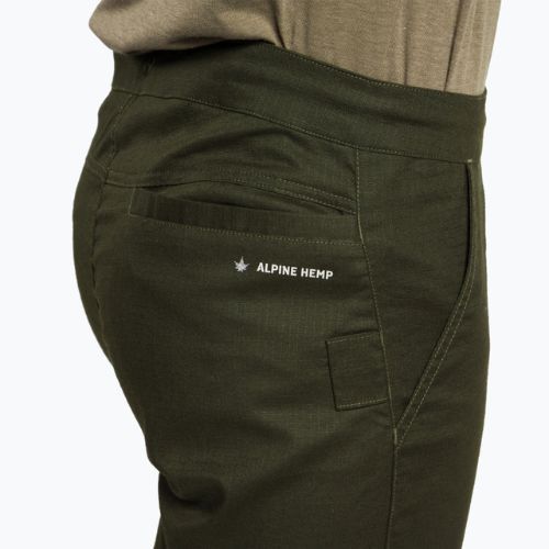 Pantaloni de alpinism Salewa Lavaredo Hemp Ripstop verde pentru bărbați 00-0000028550
