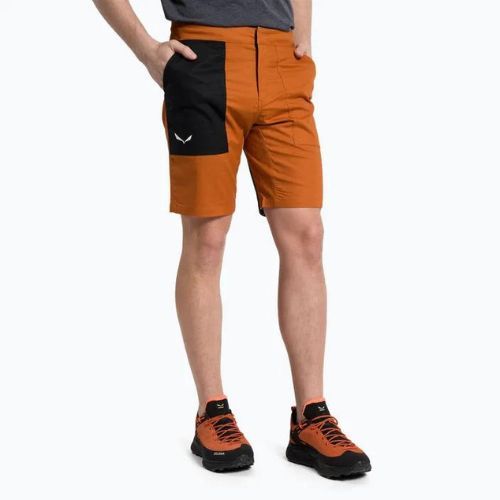 Pantaloni scurți de alpinism pentru bărbați Salewa Lavaredo Hemp Ripstop maro 00-0000028552