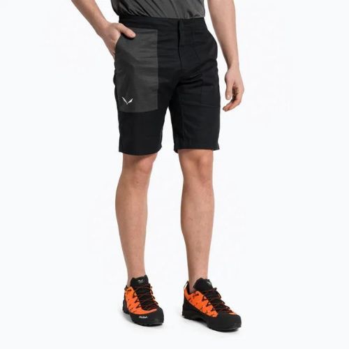Salewa Lavaredo Hemp Ripstop pantaloni scurți de alpinism pentru bărbați negru 00-0000028552