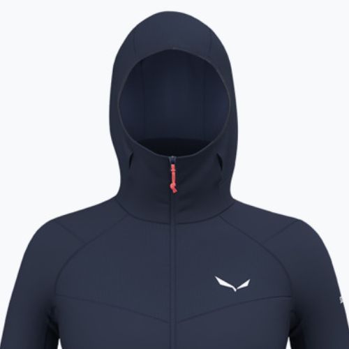 Hanorac de trekking pentru femei Salewa Agner Polarlite cu glugă albastru marin 00-0000028558