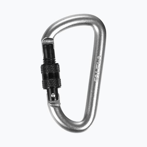 Salewa D-Shape Carbiner cu șurub argintiu 00-0000034102