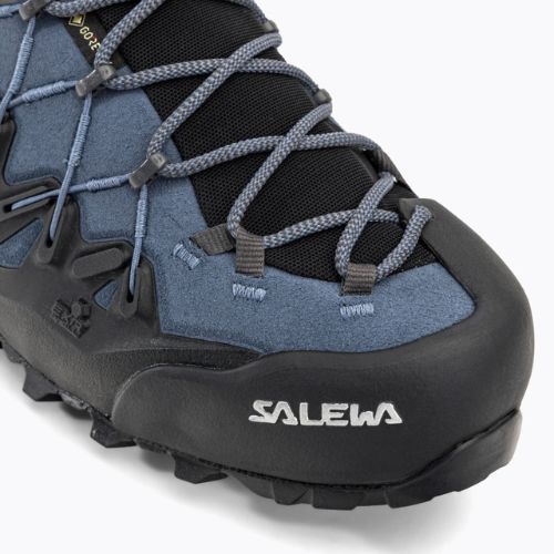 Salewa bărbați Wildfire Edge Mid GTX pantof de abordare negru-albastru 00-0000061350