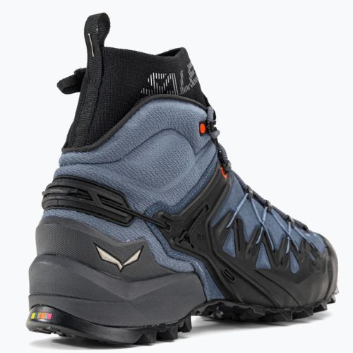 Salewa bărbați Wildfire Edge Mid GTX pantof de abordare negru-albastru 00-0000061350