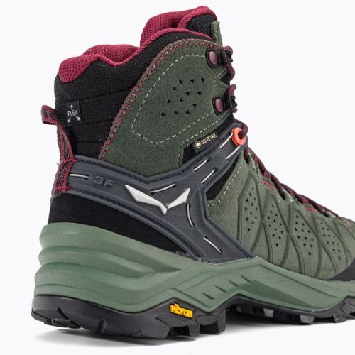 Cizme de trekking pentru femei Salewa Alp Trainer 2 Mid GTX verde 00-0000061383