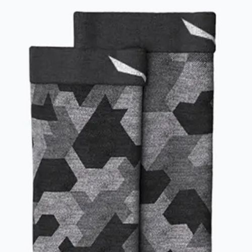 Șosete de trekking pentru bărbați Salewa Pedroc Camo AM Crew negru-gri 00-0000069039