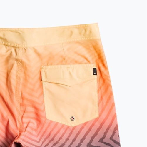 Pantaloni scurți de înot pentru bărbați Quiksilver Everyday Warp Fade 20" portocaliu și albastru marin EQYBS04790-BSL6