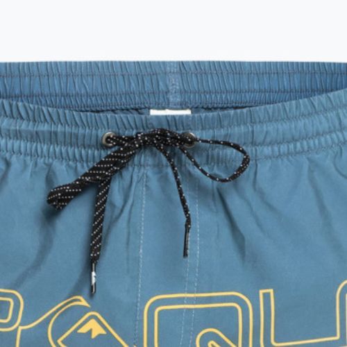 Pantaloni scurți de baie Quiksilver Everyday Wordblock Volley 17" pentru bărbați, albastru EQYJV04005-BYG6