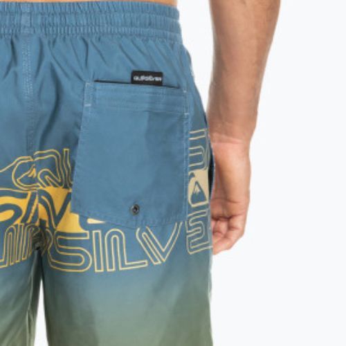 Pantaloni scurți de baie Quiksilver Everyday Wordblock Volley 17" pentru bărbați, albastru EQYJV04005-BYG6