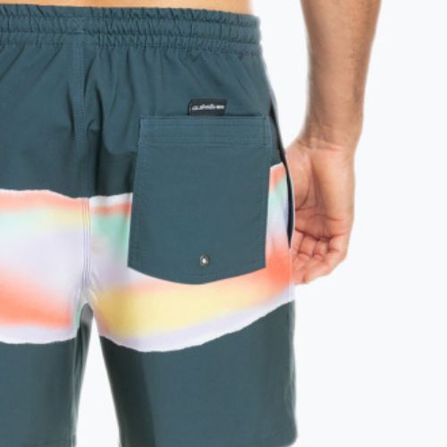 Pantaloni scurți de baie bărbați Quiksilver Surfsilk Air-Brush Volley 17Nb albastru marin EQYJV04011