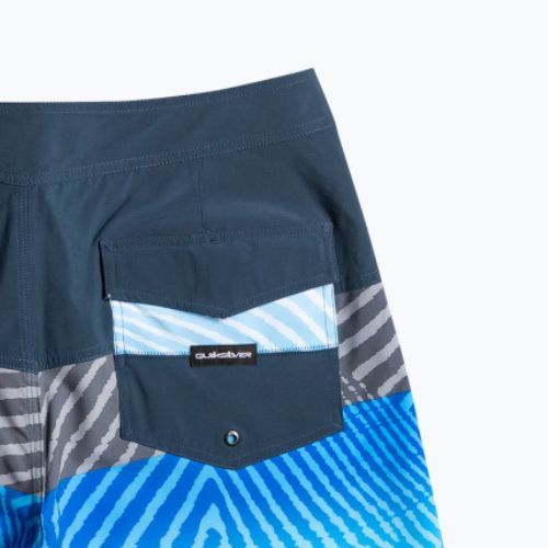 Pantaloni scurți de baie Surfsilk Panel 18" pentru bărbați Quiksilver albastru EQYBS04780-BSL6