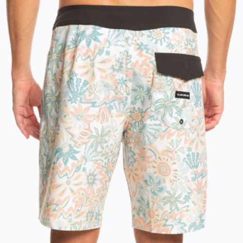 Pantaloni scurți de înot pentru bărbați Quiksilver Surfsilk QS 69 19" alb EQYBS04773-WDW6
