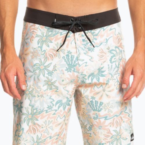 Pantaloni scurți de înot pentru bărbați Quiksilver Surfsilk QS 69 19" alb EQYBS04773-WDW6