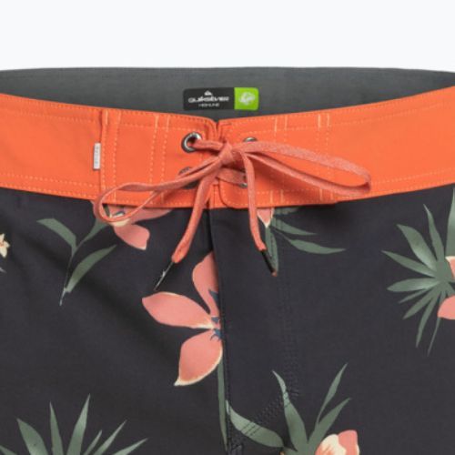 Pantaloni scurți de baie bărbați Quiksilver Surfsilk Scallop 18" grafit EQYBS04770-KTA6