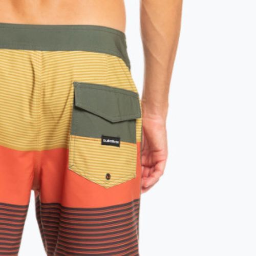 Pantaloni scurți de înot pentru bărbați Quiksilver Surfsilk Tijuana 18" galben-portocaliu EQYBS04778-CQY6