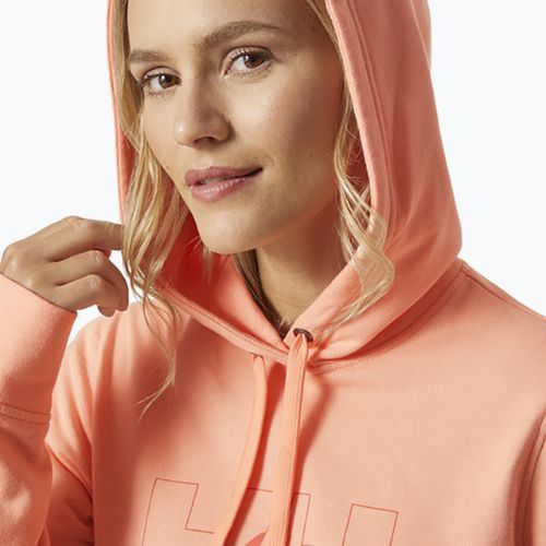 Hanorac de trekking pentru femei Helly Hansen Nord Graphic Pullover Hoodie portocaliu 62981_058