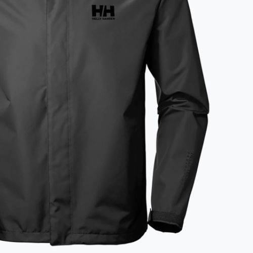 Jachetă de ploaie Helly Hansen Seven J ebony pentru bărbați 62047_980