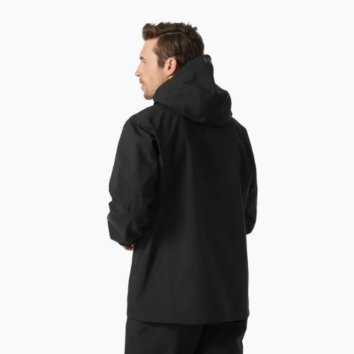 Jacheta hardshell pentru bărbați Helly Hansen Verglas 3L negru 63144_990