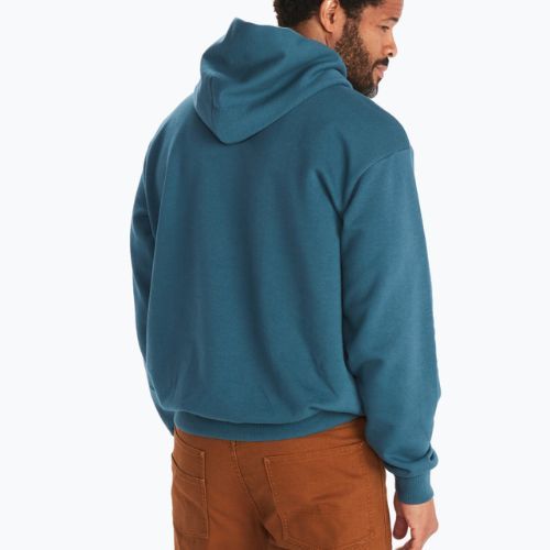 Marmot Coastal Hoody pentru bărbați bluză cu glugă de trekking albastru deschis M1425821541