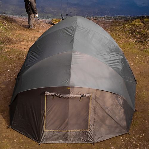 Cort Prologic Fulcrum Session Bivvy & Overwrap pentru 3 persoane gri PLS041