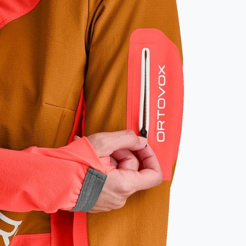Jachetă softshell pentru femei ORTOVOX Berrino roșu 6027200018