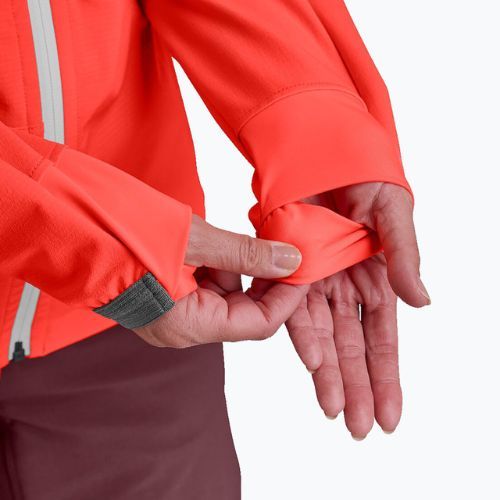 Jachetă softshell pentru femei ORTOVOX Berrino roșu 6027200018