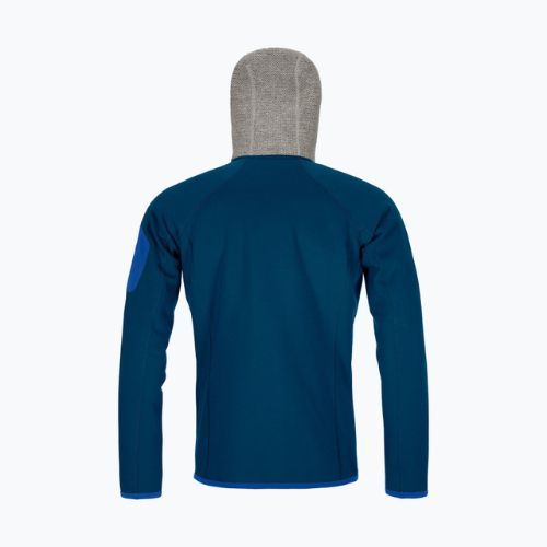 Hanorac cu glugă pentru bărbați Ortovox Fleece Plus Classic Knit gri 86942