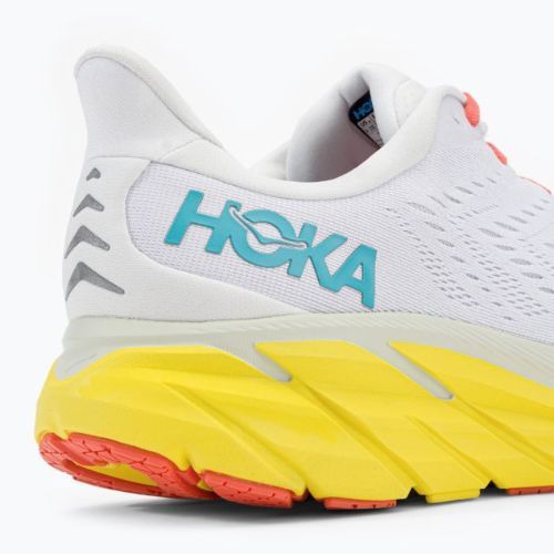 Pantofi de alergare pentru bărbați HOKA Clifton 8 Wide alb 1121374-BDBI