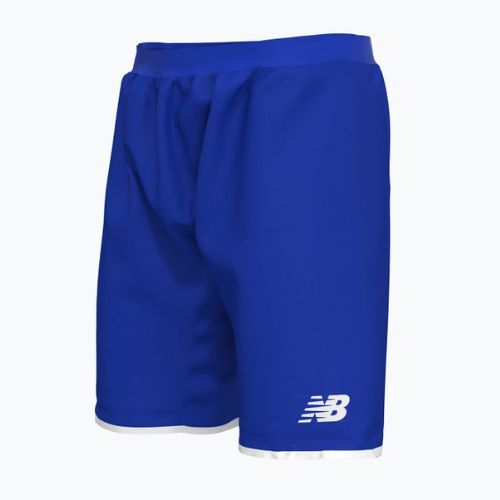 Pantaloni scurți de fotbal pentru copii New Balance Match Junior albastru NBEJS9026