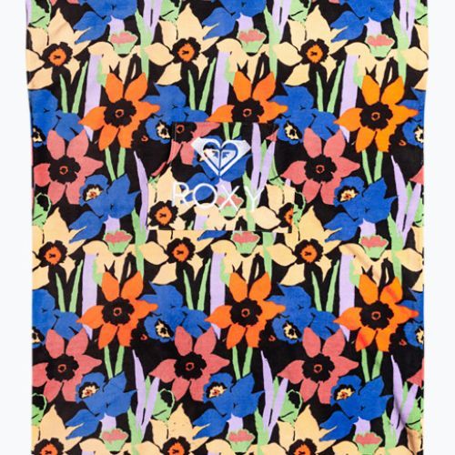Poncho pentru femei ROXY Stay Magical Printed 2021 anthracite flower jammin