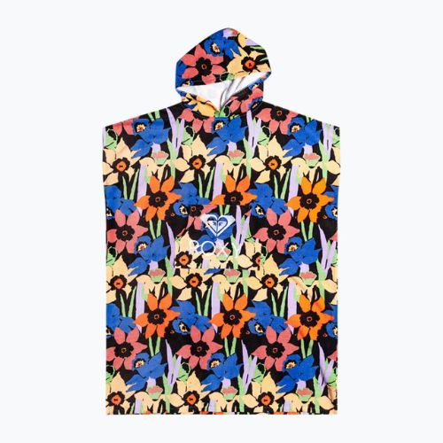 Poncho pentru femei ROXY Stay Magical Printed 2021 anthracite flower jammin