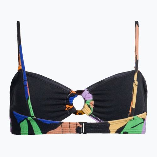 Costum de baie top ROXY Color Jam Bandeau 2021 anthracite flower jammin