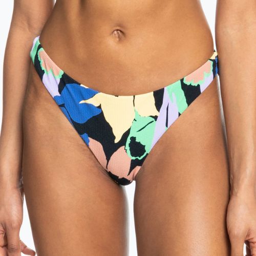 Partea de jos a costumului de baie ROXY Color Jam Cheeky 2021 anthracite flower jammin