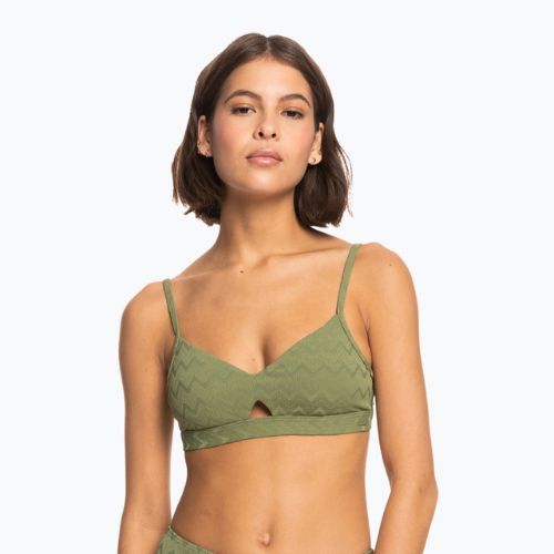 Costum de baie top ROXY Current Coolness Bralette 2021 loden green