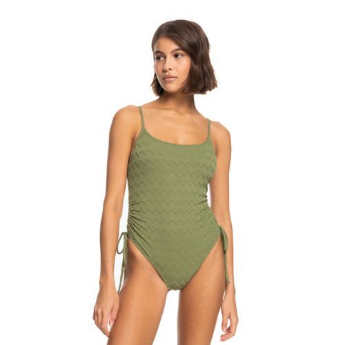 Costum de baie dintr-o singură piesă pentru femei ROXY Current Coolness 2021 loden green