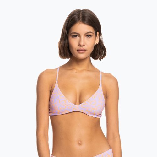 Costum de baie top ROXY Hawaiian Heat Athletic Triangle 2021 mock orange hawaiianheat