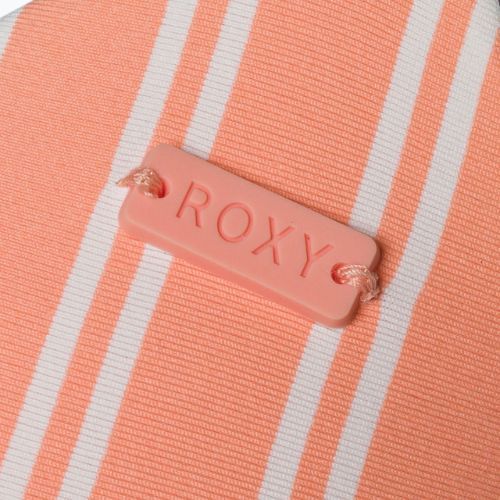 Costum de baie top ROXY Into The Sun Athletic Triangle 2021 papaya punch novelta stripe h