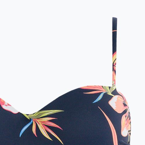 Costum de baie top ROXY Into The Sun Mold Bandeau 2021 mood indigo tropical depht