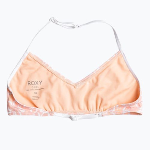 Costum de baie din două piese pentru copii ROXY Joyful Ride Triangle Bra Set 2021 flax hibiscus heat