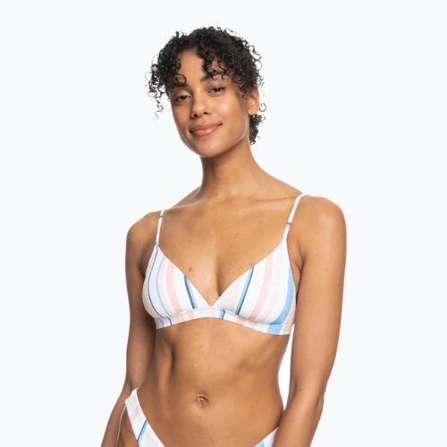 Costum de baie top ROXY Beach Classics Fixed Triangle 2021 peach whip sand stripper