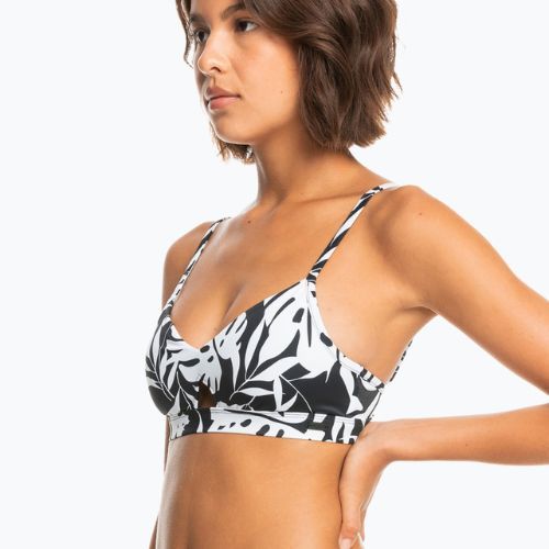 Costum de baie top ROXY Love The Cross Step 2021 anthracite surf trippin bico s