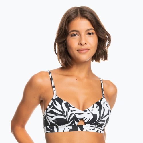 Costum de baie top ROXY Love The Cross Step 2021 anthracite surf trippin bico s