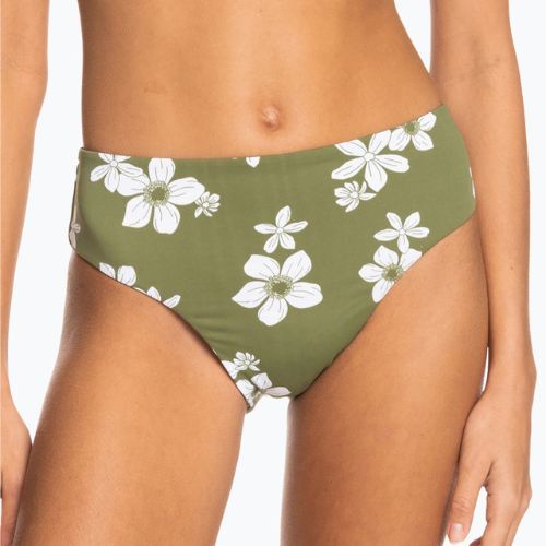 Partea de jos a costumului de baie ROXY Retro Revo Bikini Hl Midwaist 2021 loden green surfrider spirit s