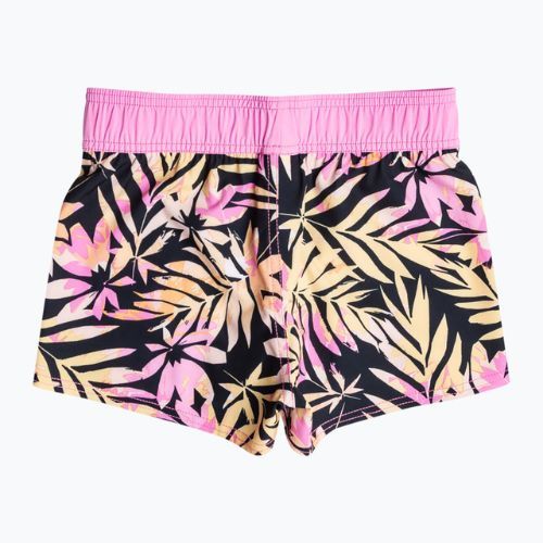 Pantaloni scurți de înot pentru copii ROXY Desert Rider 2021 anthracite zebra jungle girl