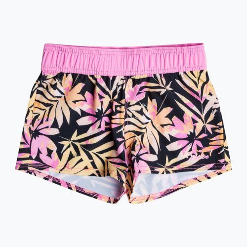 Pantaloni scurți de înot pentru copii ROXY Desert Rider 2021 anthracite zebra jungle girl