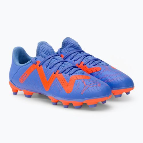PUMA Future Play FG/AG ghete de fotbal pentru copii albastru 107199 01