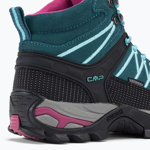 Cizme de trekking pentru femei CMP Rigel Mid Wp albastru 3Q12946/16NN