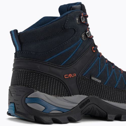 Cizme de trekking pentru bărbați CMP Rigel Mid Wp albastru marin 3Q12947/27NM