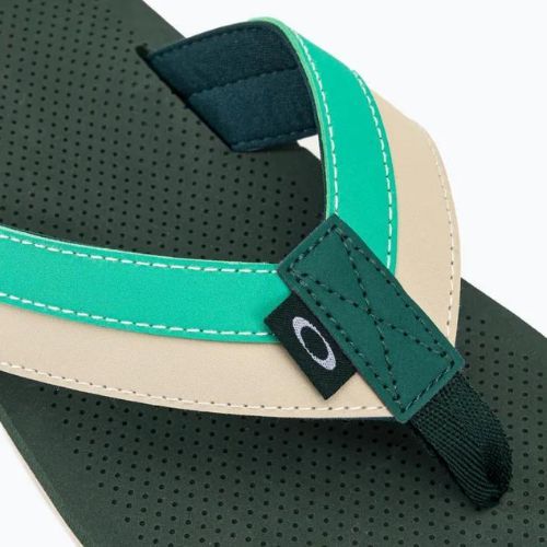 Papuci de baie Oakley Burke Flip Flop verde pentru bărbați FOF1004197BC flip flop-uri